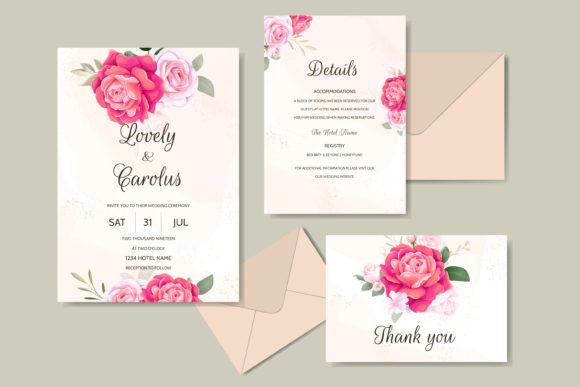 Download Luxury Wedding Card Floral Template - Luxury Collection