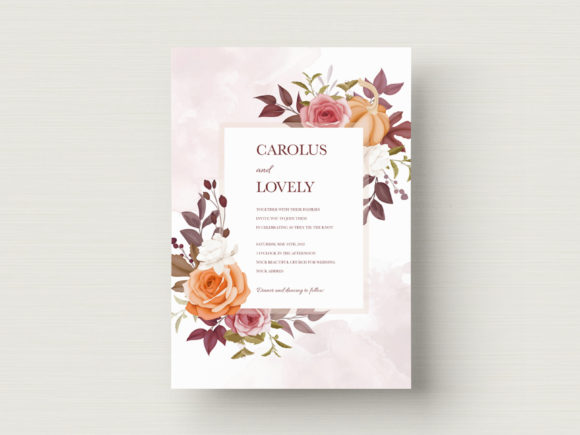 Download Luxury Wedding Card Floral Template - Luxury Collection