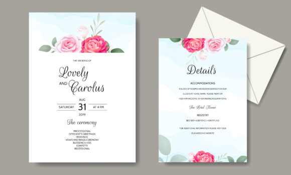 Download Luxury Wedding Card Floral Template - Luxury Collection