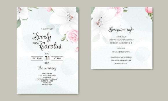 Download Luxury Wedding Card Floral Template - Luxury Collection
