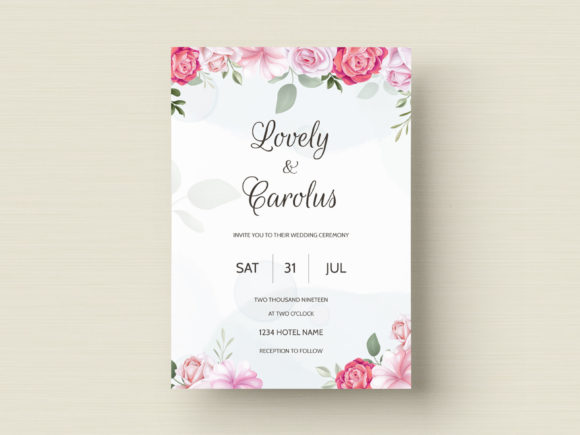 Download Luxury Wedding Card Floral Template - Luxury Collection